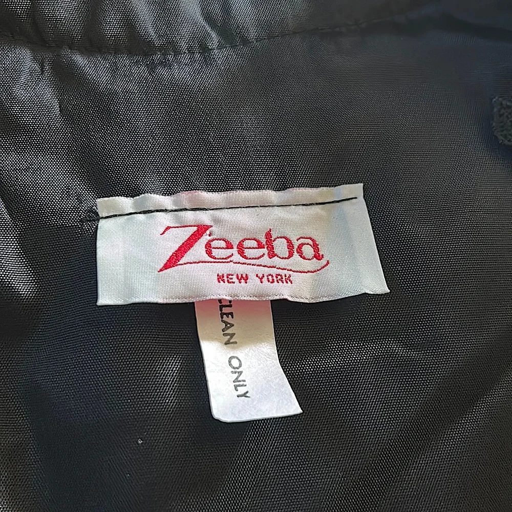 Zeeba New York Beautiful Vtg Gothic Floral Lace Jacket Coat **Approx Size S** - Picture 6 of 6